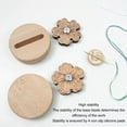 thumbnail image 4 of Thread Cutter, Wooden Thread Cutter Tool with 5 Cutting Positions High Stability Reduced Hand Fatigue Slip Resistance Stand for Quilting Suitable Quilting Sewing, 4 of 7