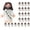 Black, variant on 25Pcs Little Jesus Figures Jesus Loves You Mini Jesus Figures Hide and Seek Religious Party Favors Sunday School Baptism Gifts,Easter Jesus Loves You Christ Toys