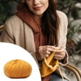 thumbnail image 4 of Wool Hand-woven Medium Coarse Scarf Hat Overcoat Wool Merinoss Wool Wool Cashmeres Yarn, 4 of 5