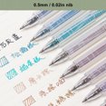 thumbnail image 4 of Gel Ink Pens, Fluent Writing Cute Retractable Gel Pens Comfortable Portable Pen Clip Durable 9 Colors  For Home, 4 of 8