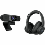 EMEET C960 Ultra 4K Webcam with 1/1.5 Sensor, PDAF, and Two Noise-Cancelling Mics. Performs very well in low-light conditions, premium and robust metal finish
