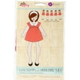thumbnail image 2 of PRIMA MARKETING INC Julie Nutting Doll Stamp & Dies - Frankie UPC 655350911751, 2 of 2