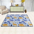 thumbnail image 2 of XMXT Indoor Area Rug Mat, Blue Cute Dinosaur Non-Slip Polyester Bedroom Rugs for Living Room Home Decor, 36 x 24 inches, 2 of 9