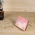 thumbnail image 5 of Plate Stands for Display Picture Stand-Metal Table Top Display, Metal Frame Holders Decorative Plate for Book , Picture, Photo and Platter, Tabletop Art, 5 of 13