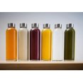 thumbnail image 2 of Clear Glass Bottles with Lids | Natural BPA Free Eco Friendly, Reusable Refillable Water Bottles for Juicing | Wide Mouth Liquid Storage Containers fo, 2 of 5