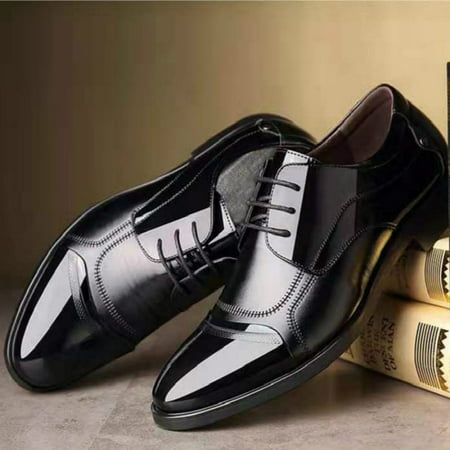 

Luxury Business Oxford Leather Shoes Men Breathable Rubber Formal Dress Shoes Male Office Wedding Flats Footwear Mocassin Homme
