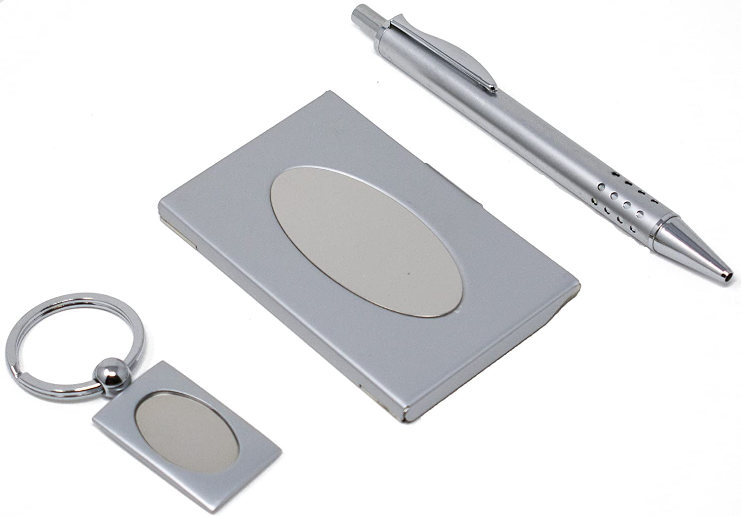 Boxed Gift Set Pen & Keyring (Pen, Card Case, Keyring)