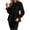 Black, variant on Tqcoqu Womens Babydoll Peplum Tops Button Up Business Casual Blouse Shirt, Tummy Control Dressy Casual Going Out Blouses,Women's,Size S-XXL