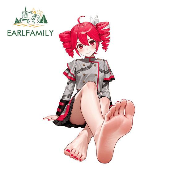 EARLFAMILY 5.1" Kasane Teto Car Stickers Artistic Luggage Bumper SUV JDM Decals