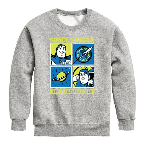 Toy Story - Space Ranger In Training - Toddler And Youth Crewneck Fleece Sweatshirt
