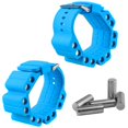 thumbnail image 2 of 2 Pcs Poids de Poignet Réglables, Poids de Poignet et Cheville Portables pour Exercice, Jogging, Yoga, Gymnastique, Pilates Bleus, 2 of 8