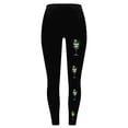 thumbnail image 4 of Neewe Women's St. Patrick's Day Printed High Waist Yoga Long Yoga Pant Running Yoga Loose Leisurely Pants-White 2XL, 4 of 4