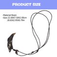 thumbnail image 2 of OULII 2Pcs Shark Tooth Necklace Resin Pendant Creative Necklace for Men Neck Accessory, 2 of 5
