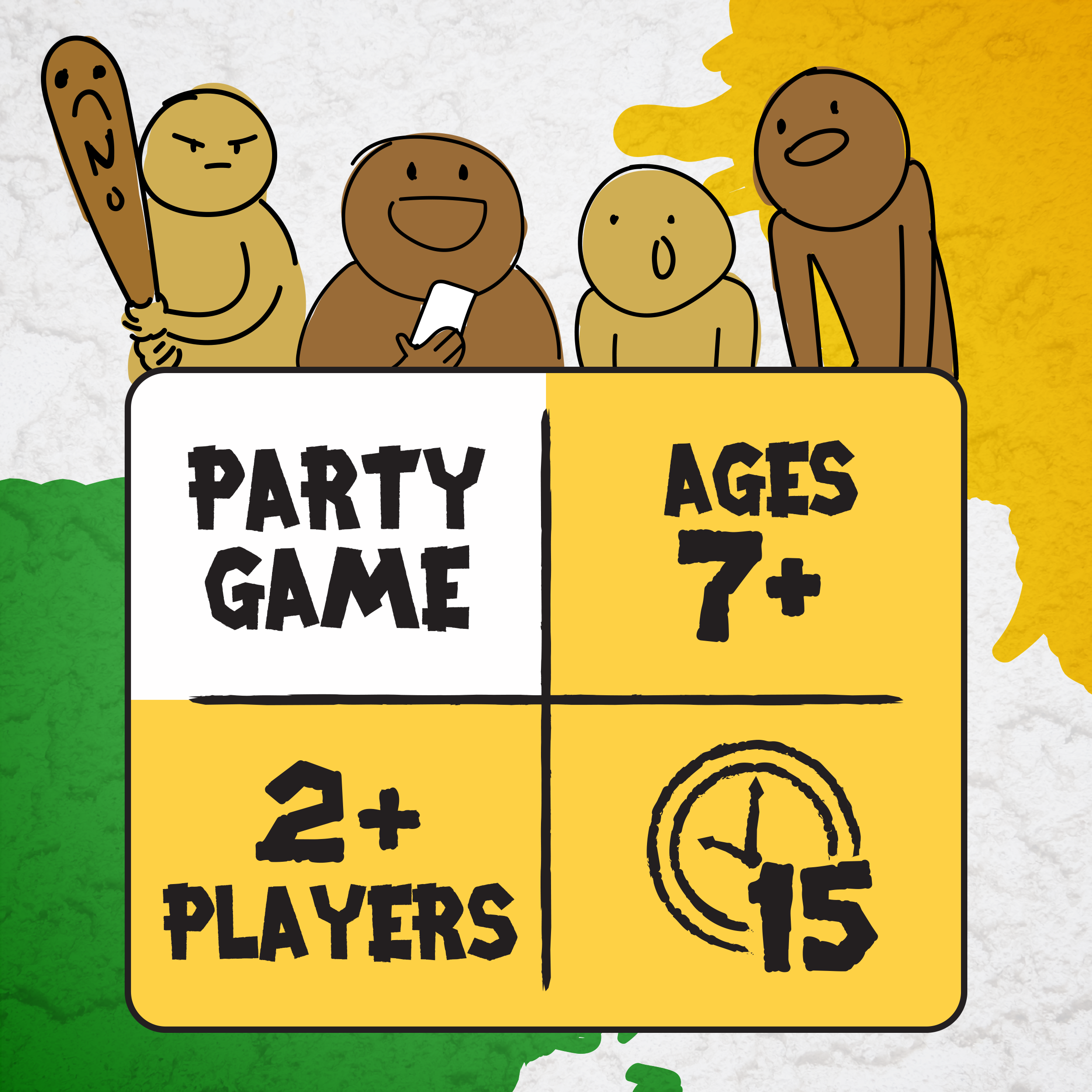 Poetry for Neanderthals Party Game by Exploding Kittens, 15 Minutes, Ages 7 and up, 2+ Players. - image 2 of 5