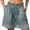 Light Blue, variant on SBYOJLPB Shorts Pants Women's Stretch High Waisted Shorts with Drawstring Lace Bohemian Wide Leg Casual Shorts