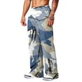 thumbnail image 7 of Hsovts Camo Pants for Men Relaxed Fit Loose Drawstring Straight Leg Workout Casual Sweatpants Athletic Pant with Pockets Coffee S, 7 of 7