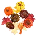 thumbnail image 1 of 1 Uds. Calabazas falsas y Hojas de arce para decoraciones de Halloween, 1 of 3