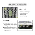 thumbnail image 3 of 12V 120W Switch Power Supply 100-240V AC To DC 12 Volt 10 Amp Aluminum Case LED Driven Transformer Adapter Converter ,overload cut-off, 3 of 6