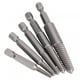 thumbnail image 5 of Extractor de tornillos rotos de 5 piezas, vástago hexagonal, dientes finos, herramienta de extracción de pernos dañados, kit fácil de quitar, 5 of 9