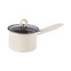 thumbnail image 4 of Olla para freír profunda con colador, olla grande para cocinas de fuego abierto y freidora con tapa Blanco, 4 of 9