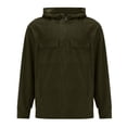thumbnail image 5 of Mercatoo Boys Hoodies Half Zip Hooded Pullover Long Sleeve Oversized Sweatshirts with Pockets Fall Winter Ribbed Athletic Tops, 5 of 9