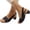 Black, variant on Orthopedic Open Toe Sandals Cushioned Arch Support, Chunky Block Heel For Women, Ankle Strap Low Heel Non Slip Comfortable Casual Summer Dress Walking Shoes