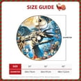 thumbnail image 2 of Goofa The Nightmare Before Christmas Pattern Christmas Tree Skirt with Ties, Christmas Tree Decorations, Farmhouse Christmas Decor Xmas Holiday Decorations-30", 2 of 6