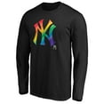 thumbnail image 2 of Men's Black New York Yankees Team Pride Logo Long Sleeve T-Shirt, 2 of 3