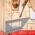 thumbnail image 4 of Multi-function 45/90 Angle Ruler Woodworking Protractor Combination Square Ruler ,Long Lasting, 4 of 4