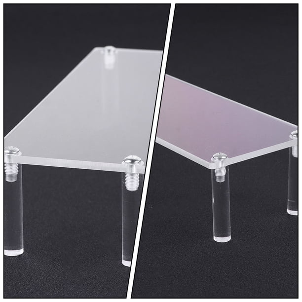 Luxshiny 2Ud Soporte De Exhibición Y Almacenamiento Transparentes De Acrílico Para Espacios Pequeños