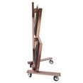 thumbnail image 2 of Stainless Steel Hairdressing Trolley, 2-tier Rectangular Swivel Salon Trolley, Salon Rolling Cart with Trays and Wheels 66.14lbs, 2 of 8