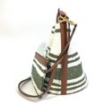 thumbnail image 4 of Pre-Owned CELINE 195572ED3-15KZ Border Bucket 16 (Cèze) Striped Textile 2-Way Bag... (Good), 4 of 17