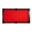 Bright red, variant on Empire USA Championship - Bright Lime Invitational Felt w/Teflon - 7ft