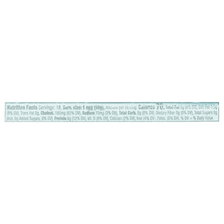 Sunny Meadow Large White Eggs, 18 Count
