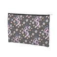 thumbnail image 2 of Fotbe Snake And Floral1 Reusable Cosmetic Bag Makeup Bag for Women Large Travel Cosmetic Pouch Girls' Make Up Organizer, 2 of 8