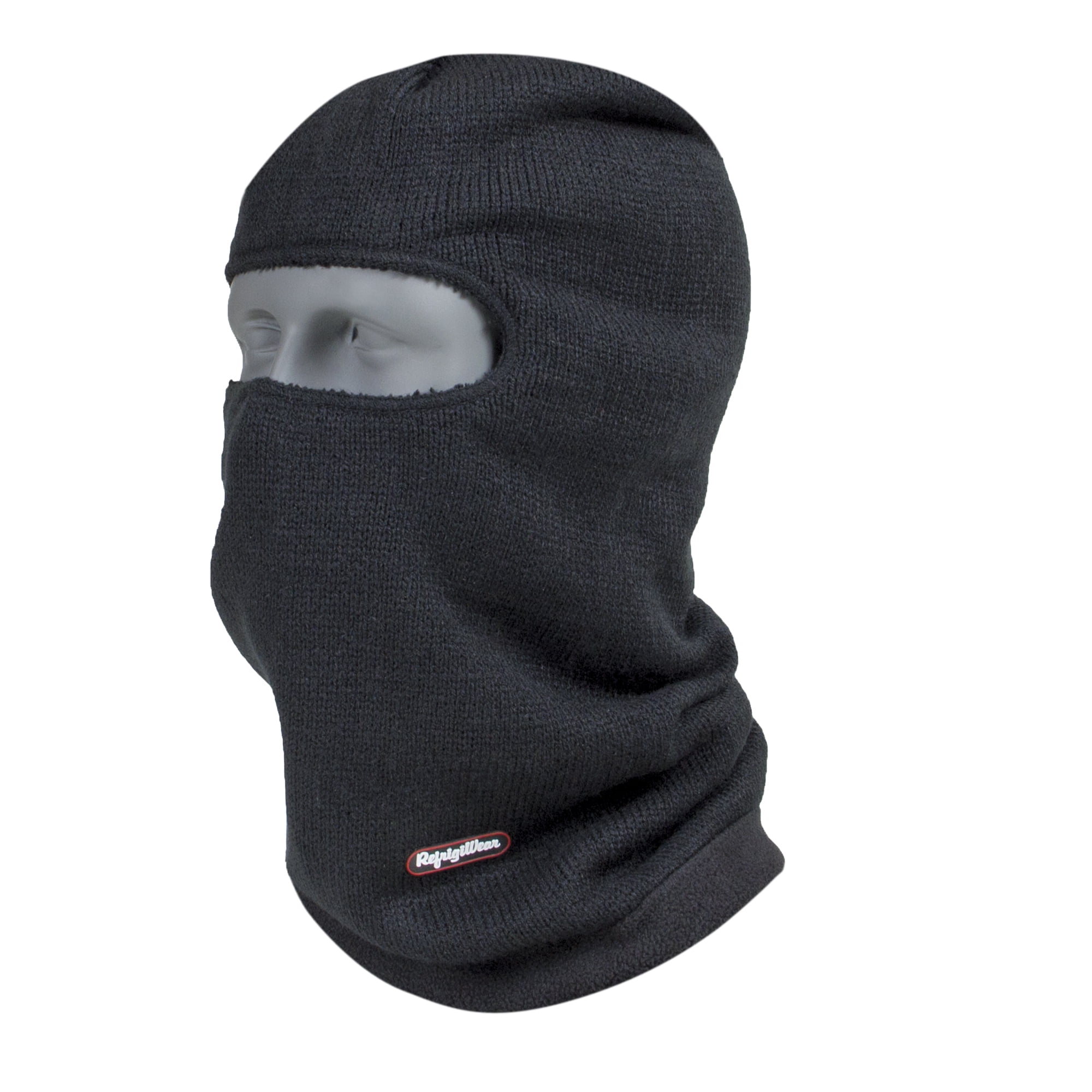 RefrigiWear Fleece Lined Double Layer Long Neck Open Hole Balaclava