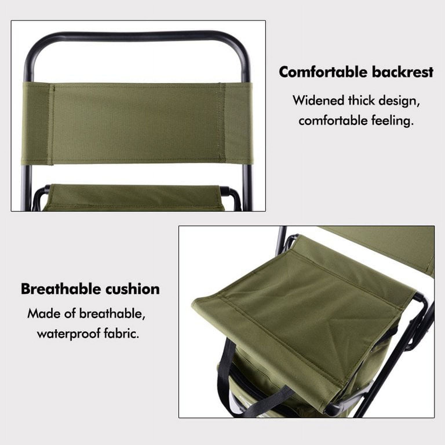 Fishing Chair Folding Chair Portable Effective Stainless Steel Strong Load-bearing Camping