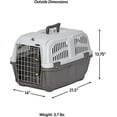 thumbnail image 5 of 22-Inch Hard Sided Pet Carrier for Small Dogs, Cats & Birds - Portable & Secure with Vents, 5 of 6