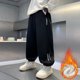 thumbnail image 1 of Cowsor Girl's Wide Leg Sweatpants High Elastic Waist Straight Leg Baggy Jogger Pants with Pocket, 1 of 7