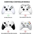 thumbnail image 4 of Funda protectora para mando de videojuegos Funda de silicona para Xbox Series X/S Accesorios antideslizantes con pegatinas y tapas para joystick, 4 of 8