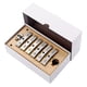 thumbnail image 4 of Guitarra de guitarra de acero inoxidable Tablero de diapasón de diapasón de diapasón de fetalle Inserciones de calificación Instrumento de cuerda Reparación de herramientas de prensado 13 paquetes Noticed OD011009-00, 4 of 7