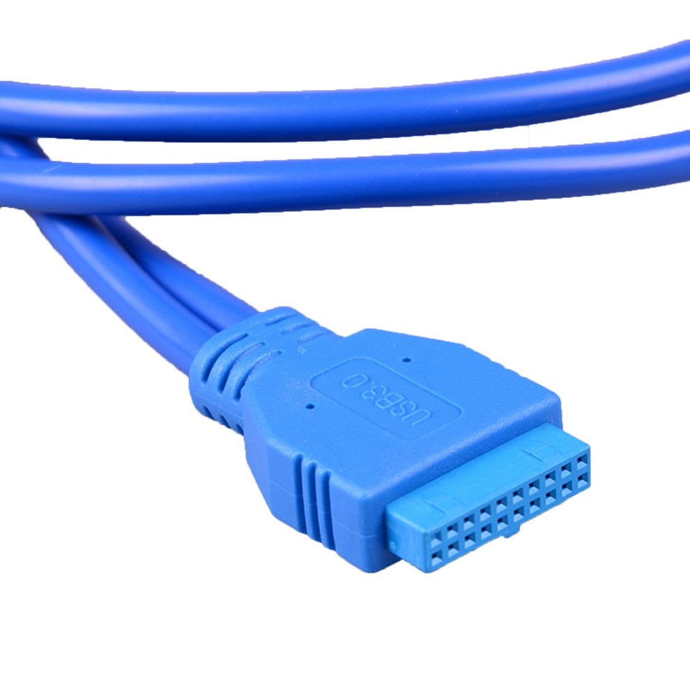 Tivollyff USB 3.0 Back Panel Expansion Bracket to 20-Pin Header Cable 2-Port Super-Speed USB 3.0 5 Gb/s USB 3.0 Host and Device Tivollyff USB 3.0 Back Panel Expansion Bracket to 20-Pin Header Cable 2-Port Super-Speed USB 3.0 5 Gb/s USB 3.0 Host and Device