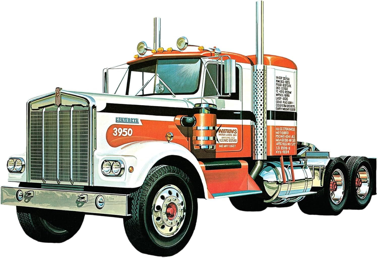 AMT Kenworth W925 Conventional 1/25 Scale Model Kit