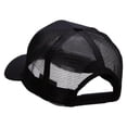 thumbnail image 3 of Reel Great Dad Embroidered Solid Cotton Twill Mesh Prostyle Cap - Black OSFM, 3 of 5