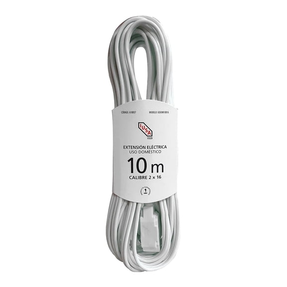 Extensión Eléctrica Iusa 10 m Blanco 619344