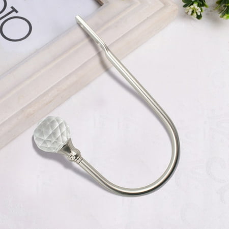 

Giyblacko Sticky Hooks For Hanging Curtain Alloy U Shaped Crystal Wall Hook Electro Galvanized Curtain Hook