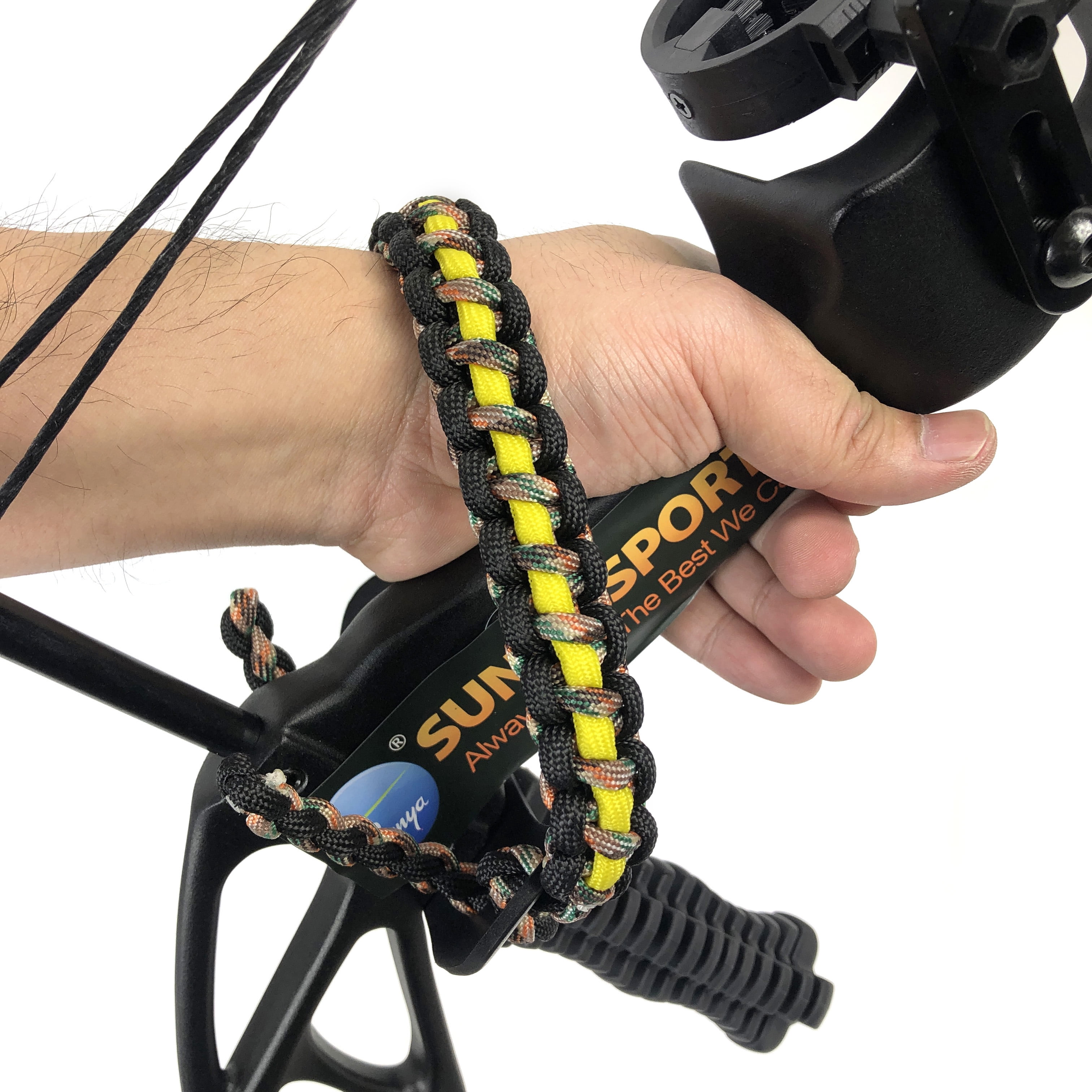 Compound Bow Wrist Sling Band Strap Paracord Hunting Archery Sling Camo 