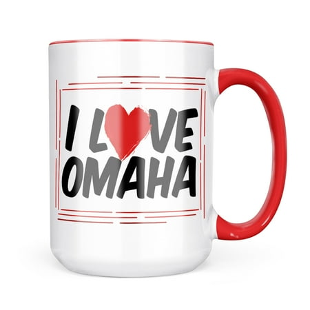 

Neonblond I Love Omaha Mug gift for Coffee Tea lovers