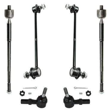 Detroit Axle Replacement for 2003 - 2008 Pontiac Vibe Toyota Matrix Front Inner Outer Tie Rods Sway Bars - 6pc Set
