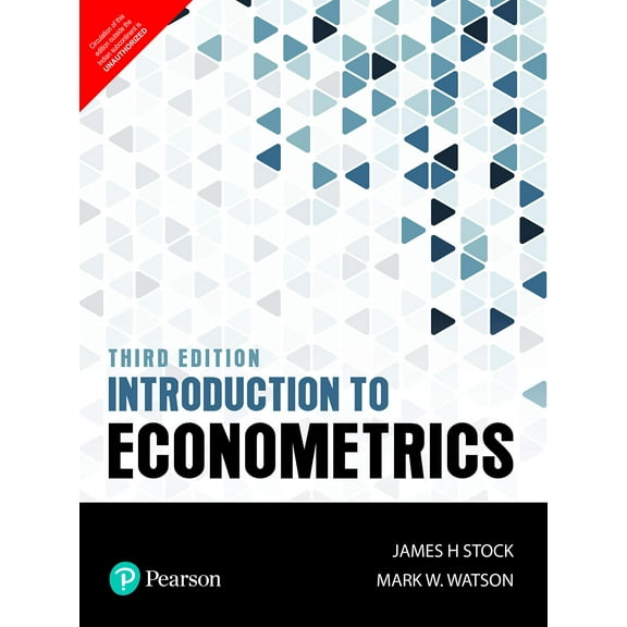 Introduction to Econometrics (3rd Edition) (Paperback) 935286350X 9789352863501
